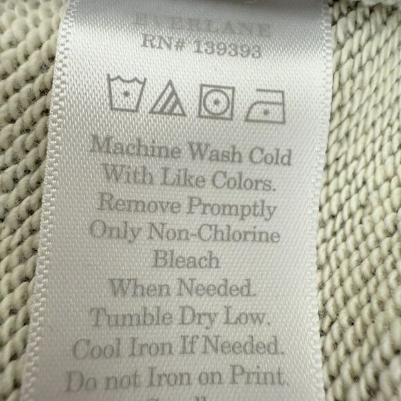 EVERLANE Women’s 100% Human Crew Sweatshirt S Htr Gray Equality Pride NEW B23 - Picture 5 of 6